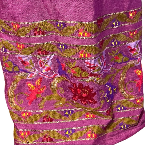 Vintage Levantis Nikis 3- Athens 1960s Embroidered Maxi Dress Rare - Picture 11 of 15